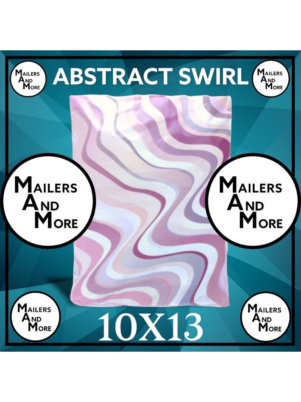 25 10X13 Poly Mailers Abstract Swirl PRICE IS FIRM HOST PICK - Picture 8 of 11